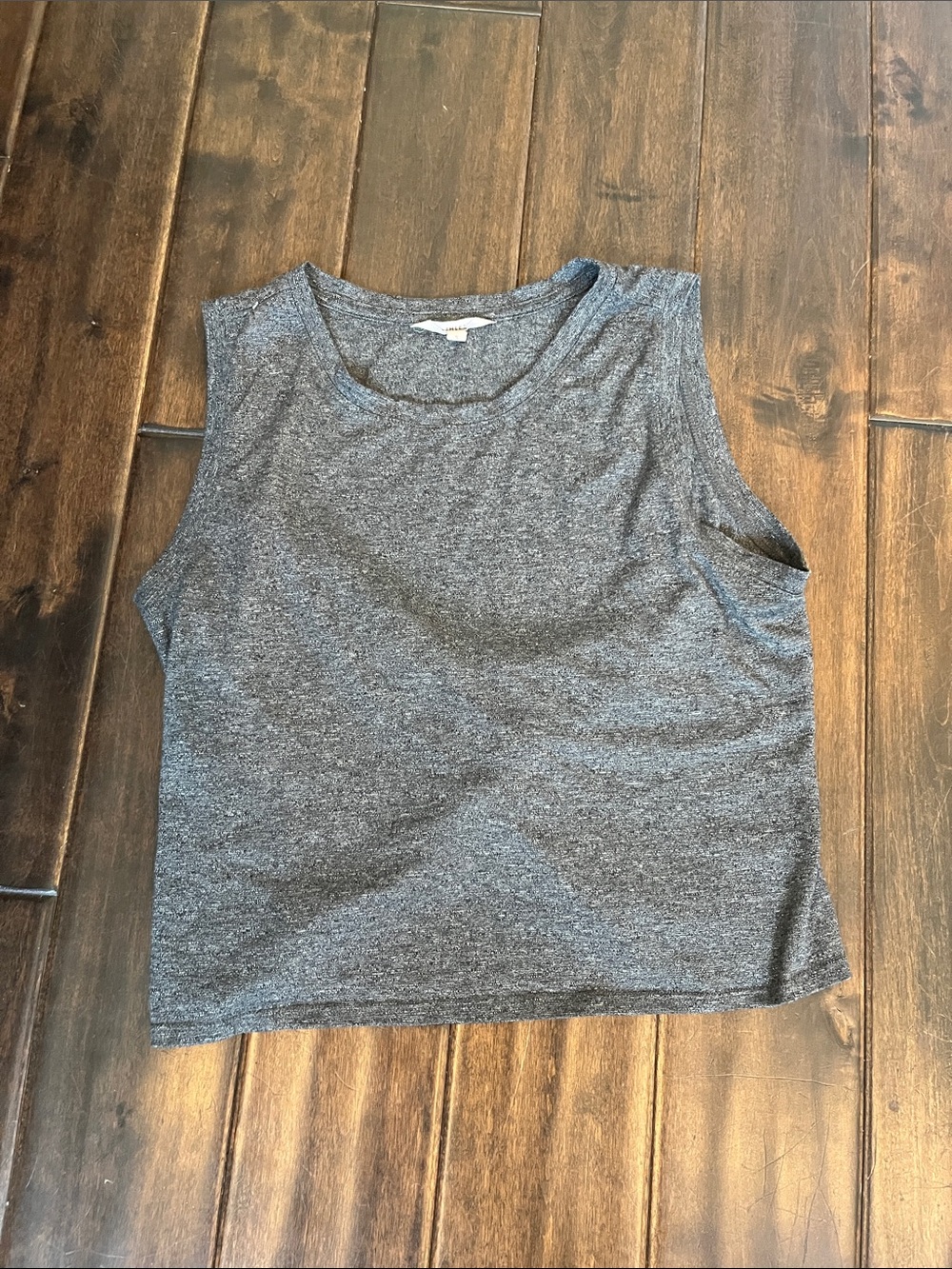 Athleta Heather Charcoal Gray Sleeveless Tank
